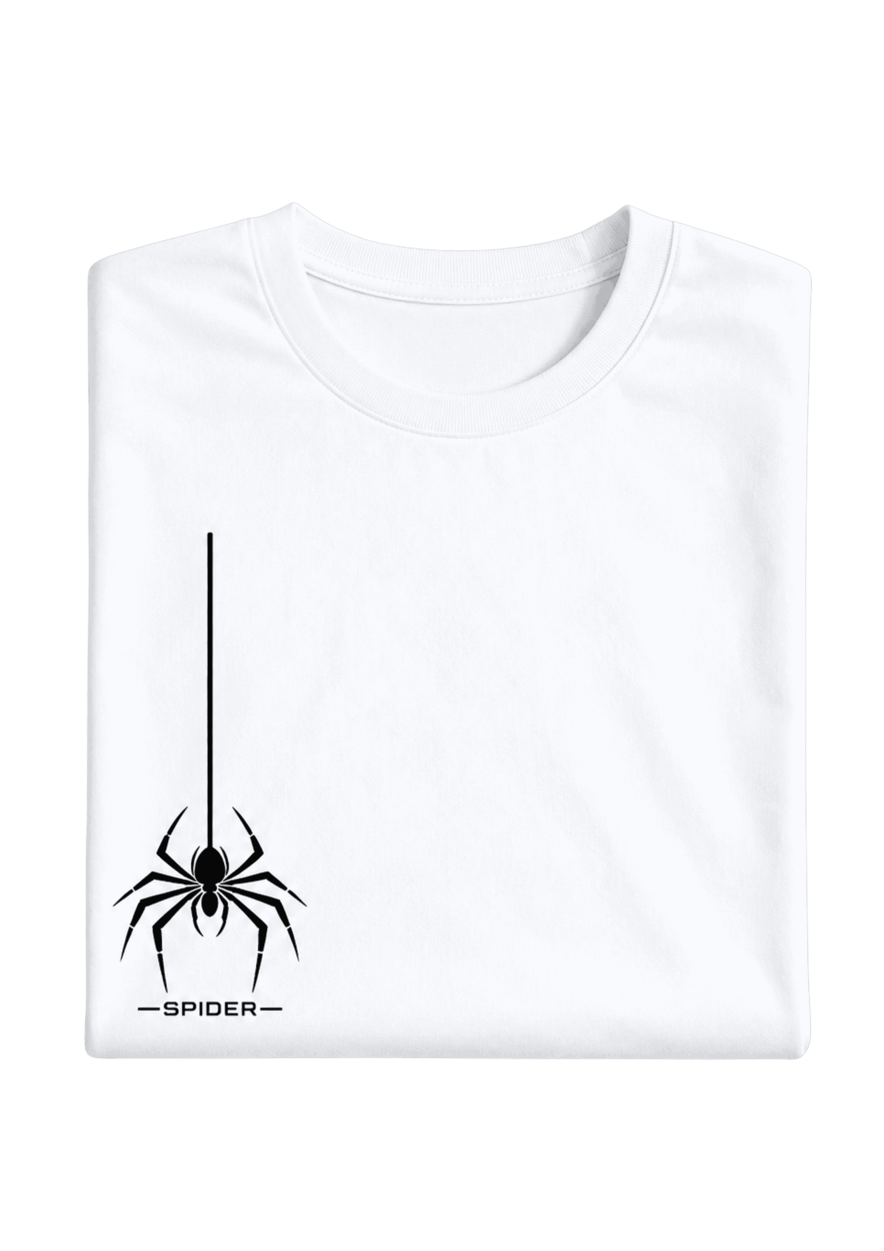 SPIDER – Minimal Graphic White T-Shirt – image 3 of 3