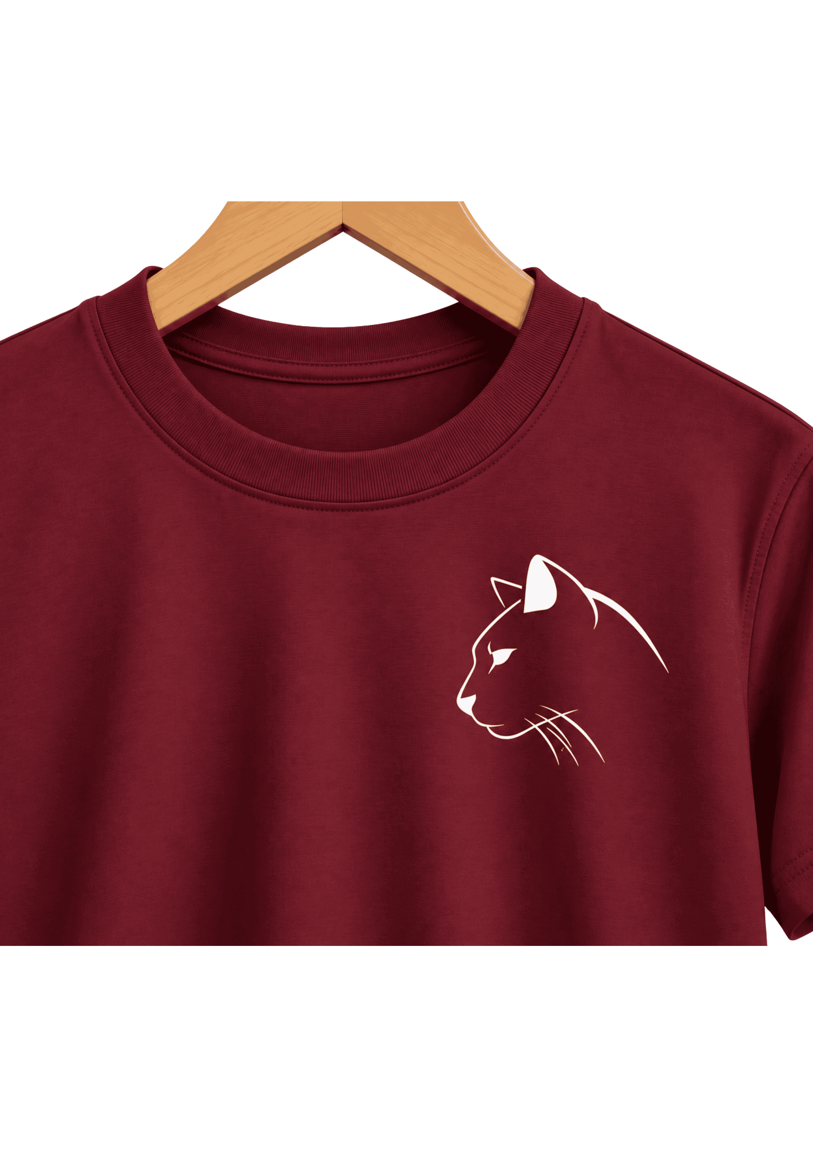 Crimson Cat Graphic T-Shirt – image 2 of 3