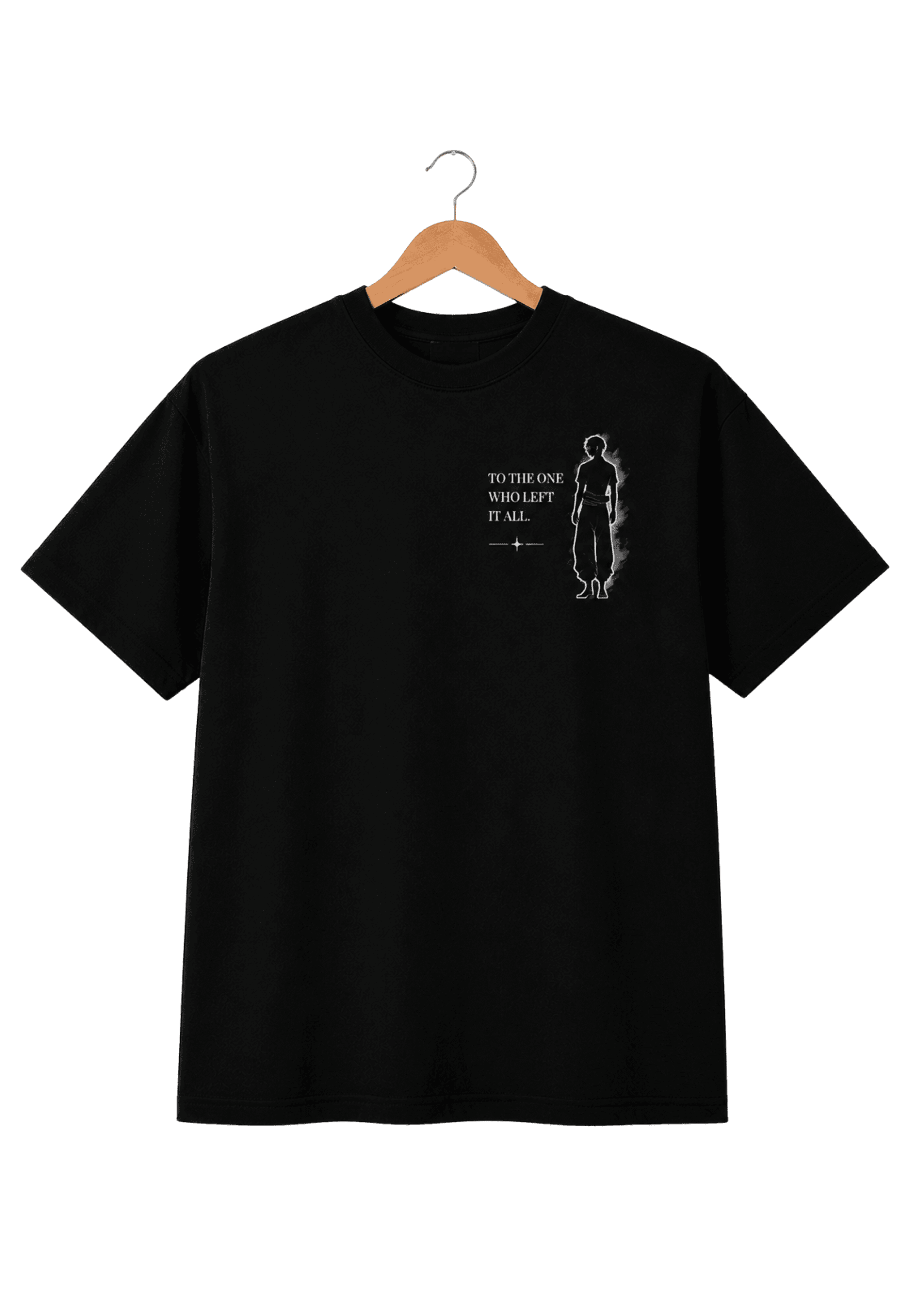 "Behind" Oversized French Terry T-Shirt – image 2 of 3