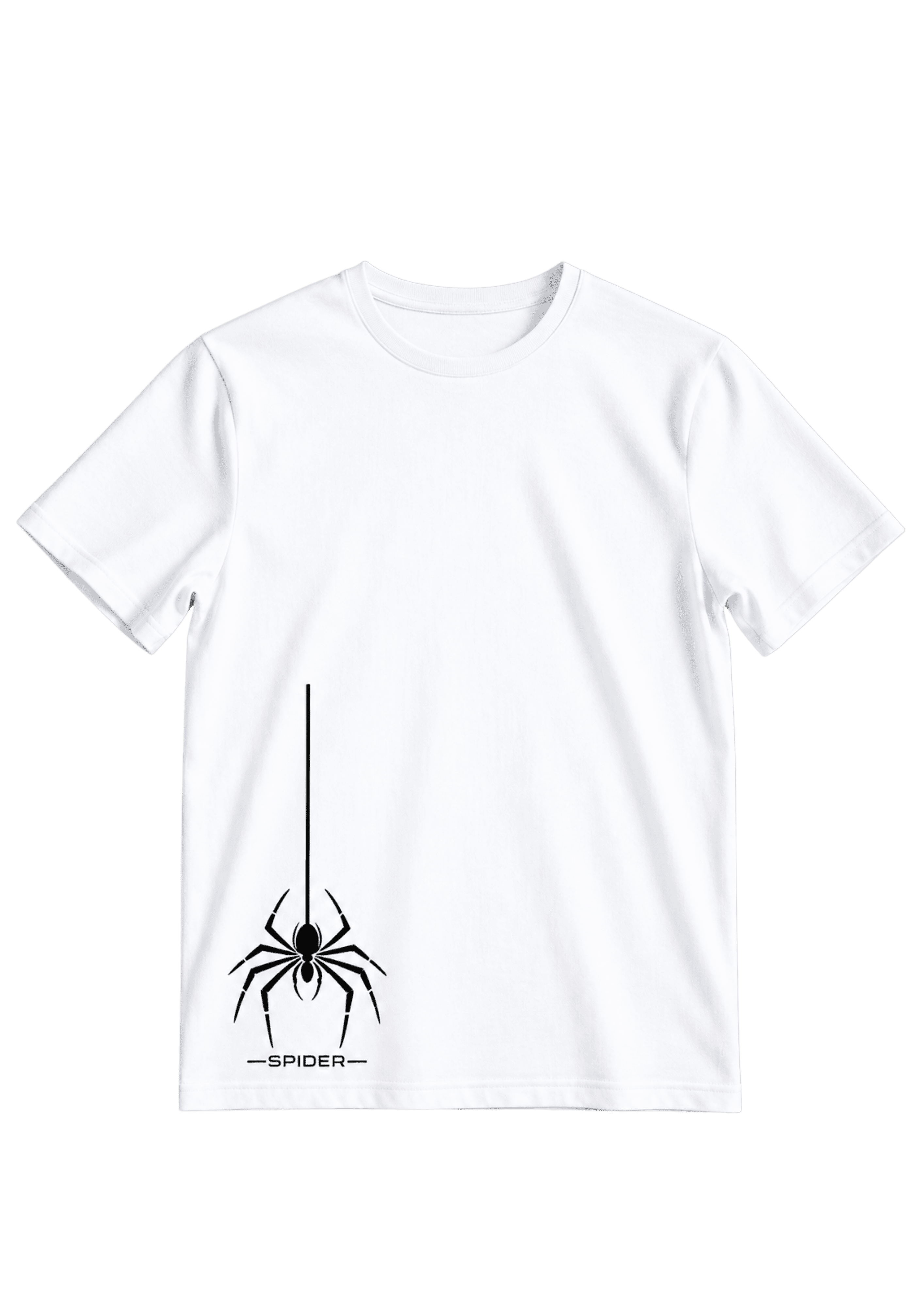 SPIDER – Minimal Graphic White T-Shirt – image 2 of 3