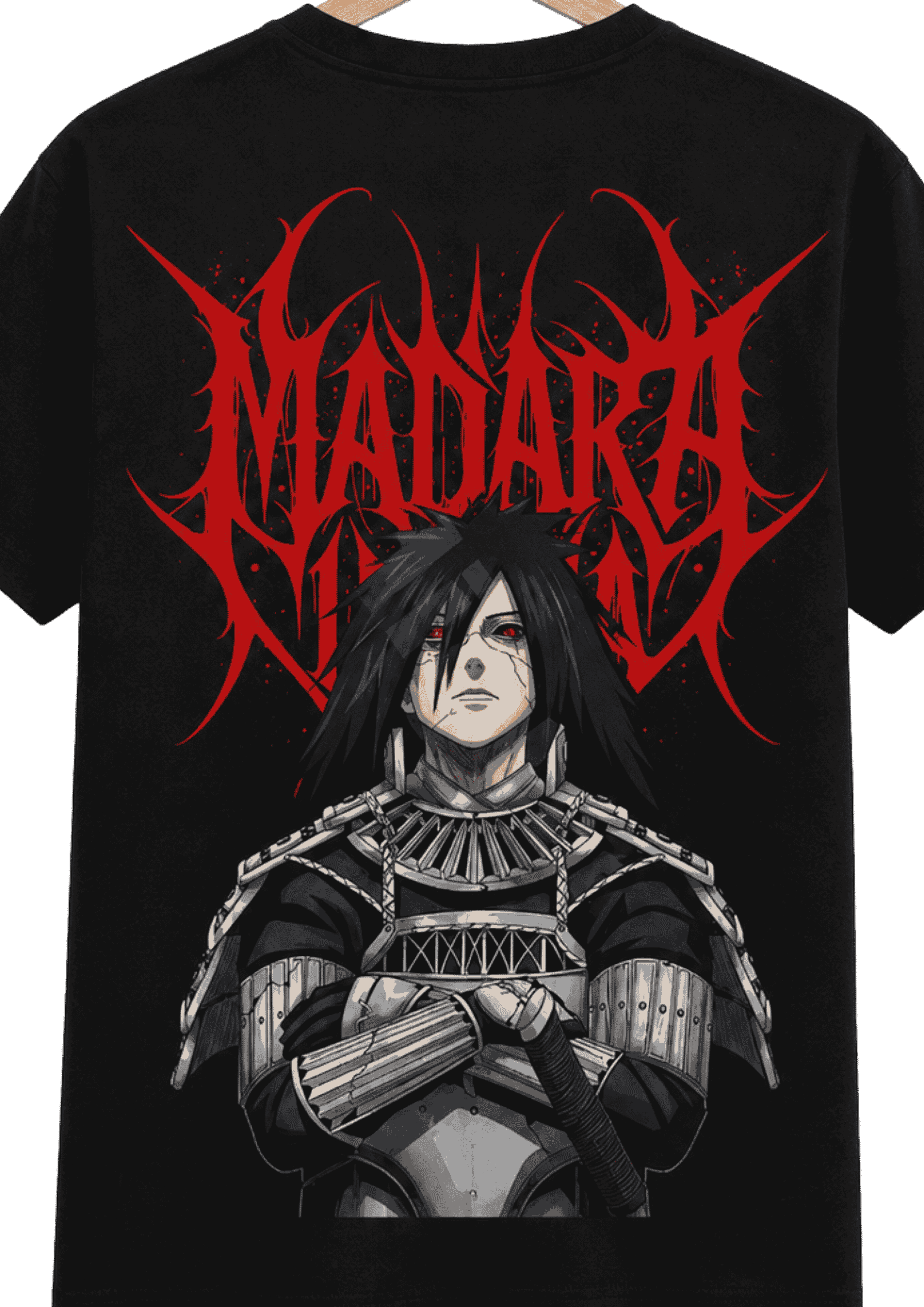 Madara Uchiha Shadow Reign Oversized French Terry T-Shirt – image 3 of 3