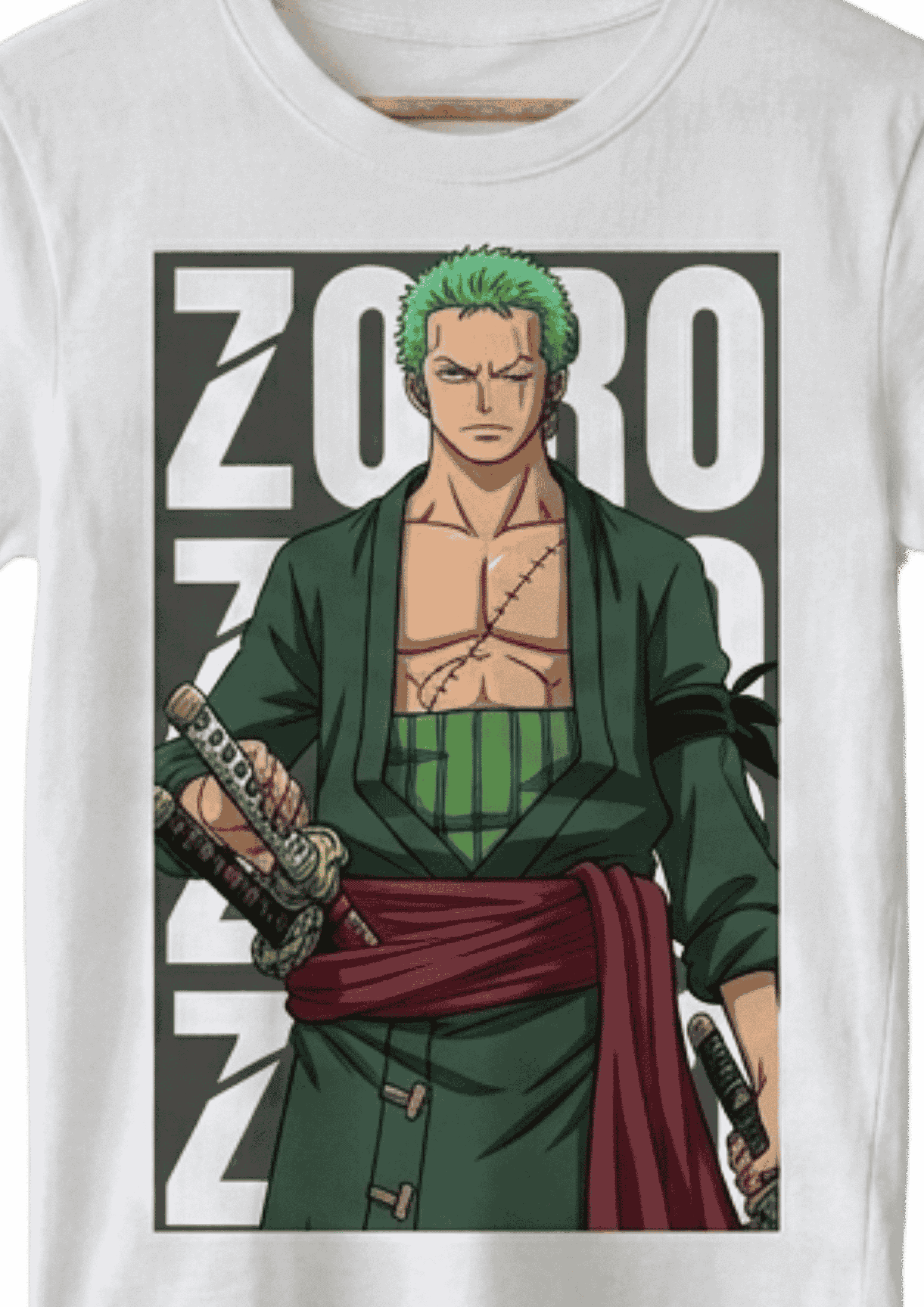 Zoro Three Sword Style Oversized T-Shirt – image 2 of 2