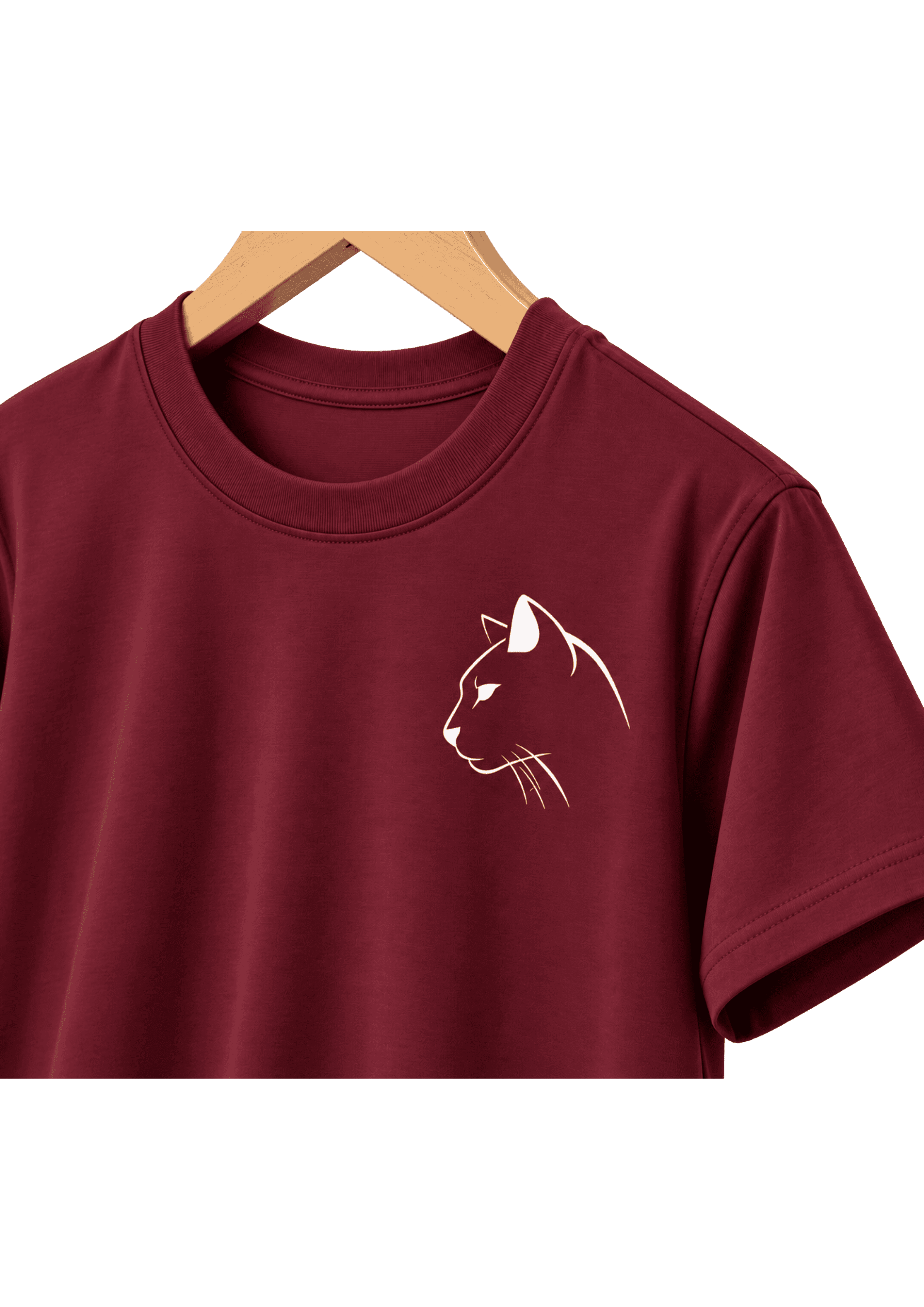 Crimson Cat Graphic T-Shirt – image 3 of 3