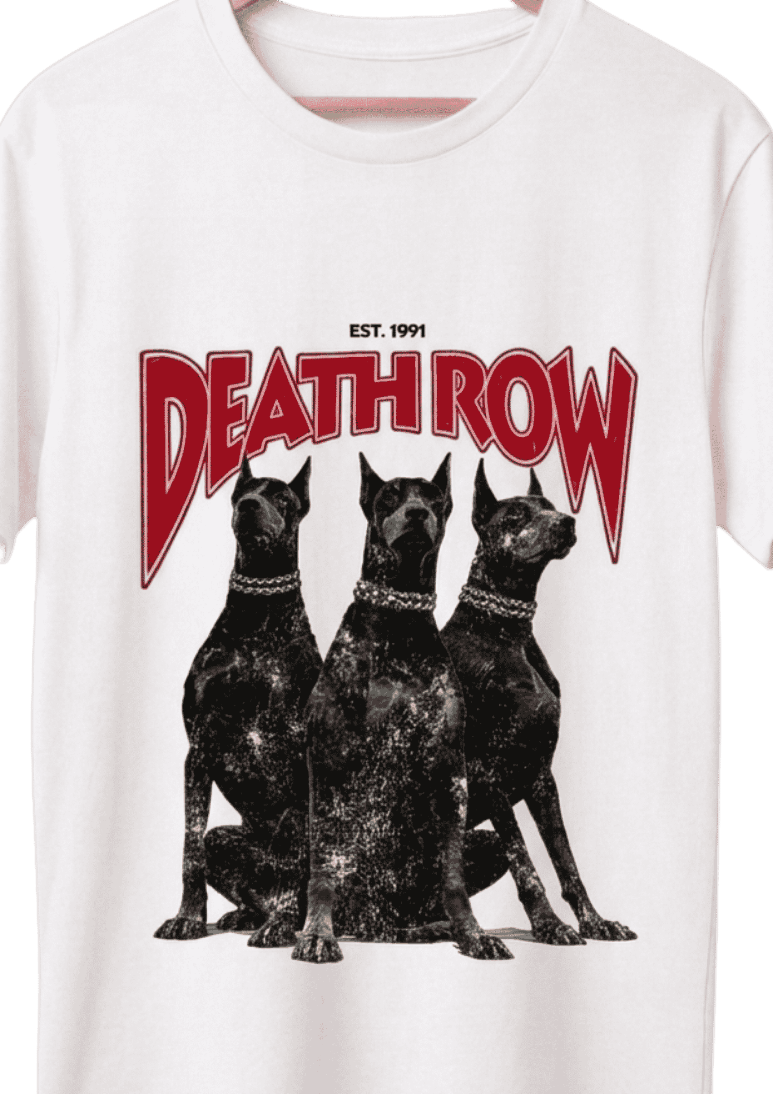 Death Row Oversized French Terry T-Shirt – image 2 of 2